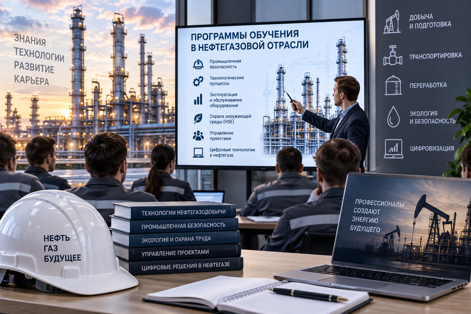 Программы обучения нефтегазовой отрасли: направления подготовки и перспективы профессии