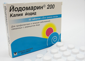 Препарат для устранения йододефицита Йодомарин 200: инструкция по применению для предупреждения патологических процессов в щитовидной железе правила применения препарата Йодомарин 200