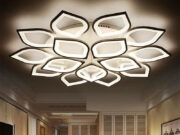 Как выбрать люстру для натяжных потолков